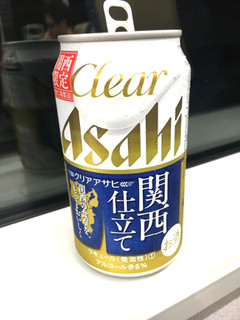 「アサヒ クリアアサヒ 関西仕立て 缶350ml」のクチコミ画像 by ビールが一番さん