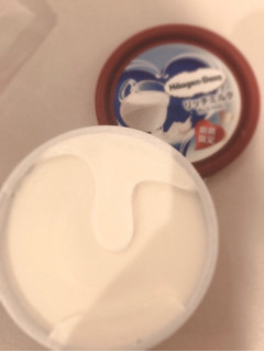 「ハーゲンダッツ ミニカップ リッチミルク カップ110ml」のクチコミ画像 by ゆーたまさん