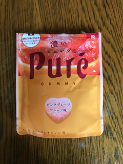 「カンロ ピュレグミ 濃いピンクグレープフルーツ 袋56g」のクチコミ画像 by ちぴちぴさん