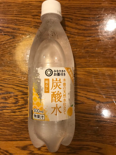 「みなさまのお墨付き 木曽の天然水仕立て 炭酸水 和なし ペット500ml」のクチコミ画像 by ちぴちぴさん