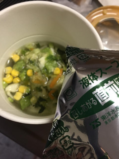 「マルちゃん 食べるスープ 7種の野菜 鶏だし中華 カップ22g」のクチコミ画像 by レビュアーさん