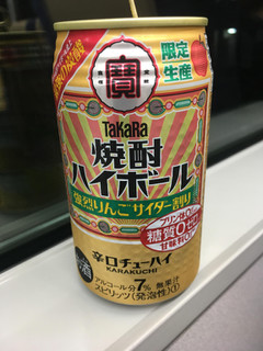 「タカラ 焼酎ハイボール 強烈りんごサイダー割り 缶350ml」のクチコミ画像 by ビールが一番さん
