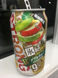 「KIRIN 氷結 ストロング ダブルりんご 缶350ml」のクチコミ画像 by ビールが一番さん