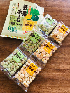 「西村衛生ボーロ本舗 西村の野菜ボーロ カボチャ＆ホウレン草 袋20g×6」のクチコミ画像 by ポロリさん