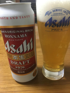 「アサヒ 本生 ドラフト 缶500ml」のクチコミ画像 by ビールが一番さん