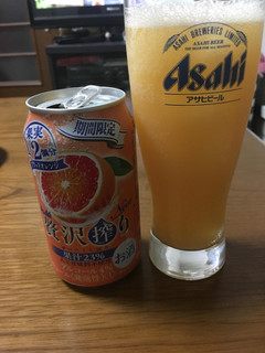 「アサヒ 贅沢搾り ブラッドオレンジ 缶350ml」のクチコミ画像 by ビールが一番さん