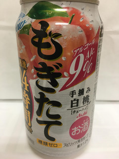 「アサヒ もぎたて 手摘み白桃 缶350ml」のクチコミ画像 by ビールが一番さん