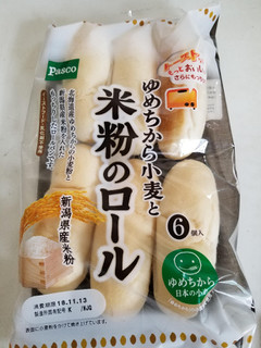 「Pasco ゆめちから小麦と米粉のロール 袋6個」のクチコミ画像 by リぃさんさん