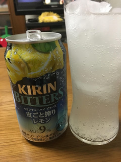 「KIRIN チューハイ ビターズ 皮ごと搾りレモン 缶350ml」のクチコミ画像 by ビールが一番さん