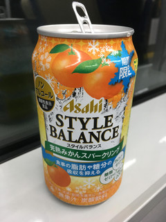 「アサヒ スタイルバランス 完熟みかんスパークリング 缶350ml」のクチコミ画像 by ビールが一番さん