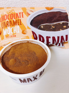 「セブン-イレブン マックス ブレナー チョコレートキャラメルMOCHIアイスクリーム 袋115ml」のクチコミ画像 by LAYLAさん