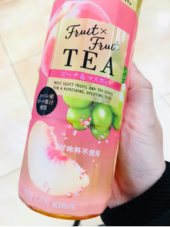 「KIRIN 午後の紅茶 Fruit×Fruit TEA ピーチ＆マスカット ペット500ml」のクチコミ画像 by green_appleさん