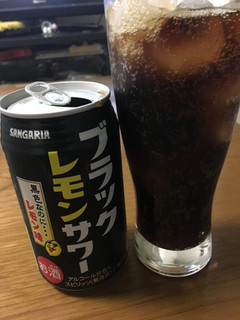 「サンガリア ブラックレモンサワー 缶350ml」のクチコミ画像 by ビールが一番さん