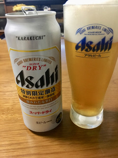 「アサヒ アサヒスーパードライ 澄みわたる辛口 缶500ml」のクチコミ画像 by ビールが一番さん