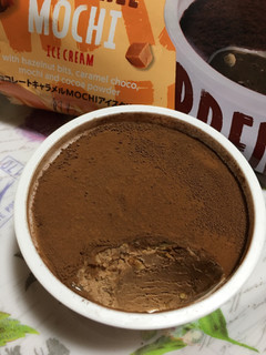 「セブン-イレブン マックス ブレナー チョコレートキャラメルMOCHIアイスクリーム 袋115ml」のクチコミ画像 by レビュアーさん