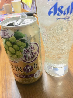 「アサヒ 贅沢搾り 白ぶどう 缶350ml」のクチコミ画像 by ビールが一番さん