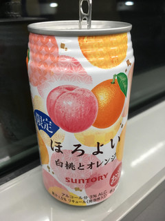 「サントリー ほろよい 白桃とオレンジ 缶350ml」のクチコミ画像 by ビールが一番さん