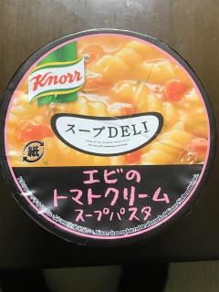 「クノール スープDELI エビのトマトクリームスープパスタ カップ41.2g」のクチコミ画像 by KT_Rewardさん
