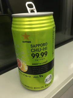 「サッポロ チューハイ 99.99 クリアグレープフルーツ 缶350ml」のクチコミ画像 by ビールが一番さん