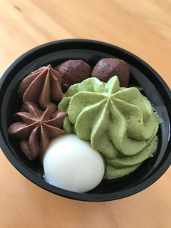 「セブン-イレブン 宇治抹茶とチョコレートの和ぱふぇ」のクチコミ画像 by あんこ1116さん