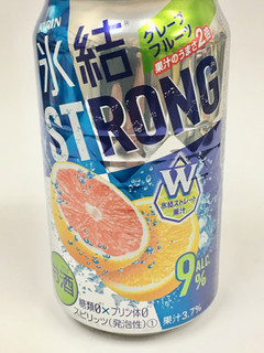 「KIRIN 氷結 ストロング グレープフルーツ 缶350ml」のクチコミ画像 by ビールが一番さん