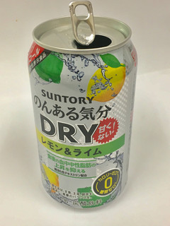 「サントリー のんある気分 DRY レモン＆ライム 缶350ml」のクチコミ画像 by ビールが一番さん