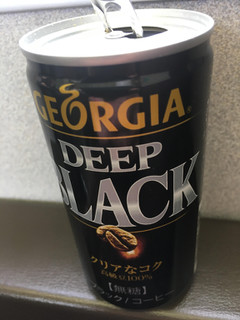 「ジョージア ディープブラック 缶185g」のクチコミ画像 by ビールが一番さん