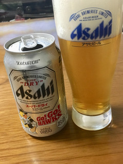 「アサヒ スーパードライ がんばれ！福岡ソフトバンクホークス缶 缶350ml」のクチコミ画像 by ビールが一番さん