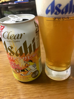 「アサヒ クリアアサヒ がんばれ！福岡ソフトバンクホークス缶 缶350ml」のクチコミ画像 by ビールが一番さん