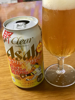 「アサヒ クリアアサヒ がんばれ！福岡ソフトバンクホークス缶 缶350ml」のクチコミ画像 by ビールが一番さん