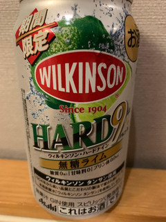 「アサヒ ウィルキンソン・ハードナイン 無糖ライム 缶350ml」のクチコミ画像 by SweetSilさん