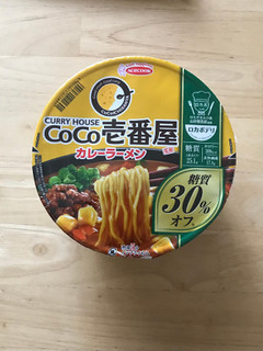 「エースコック ロカボデリ CoCo壱番屋監修カレーラーメン 糖質オフ カップ67g」のクチコミ画像 by tea・greenさん