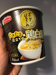 「エースコック スープはるさめ Delicious ときたま風仕立ての鶏白湯 カップ23g」のクチコミ画像 by まるちゃーんさん