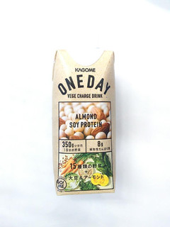 「カゴメ ONEDAY ALMOND SOYPROTEIN パック330ml」のクチコミ画像 by いちごみるうさん