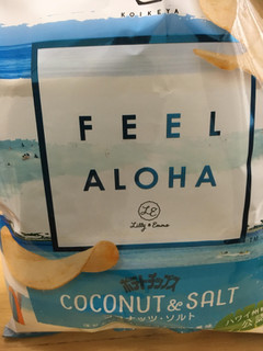 「湖池屋 ポテトチップス FEEL ALOHA ココナッツ＆ソルト 袋65g」のクチコミ画像 by カルーアさん