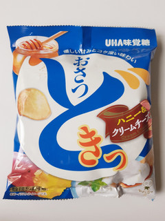 「UHA味覚糖 おさつどきっ ハニー＆クリームチーズ 袋60g」のクチコミ画像 by MAA しばらく不在さん
