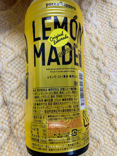 「ポッカサッポロ LEMON MADE オリジナルレモネード ペット500ml」のクチコミ画像 by SweetSilさん