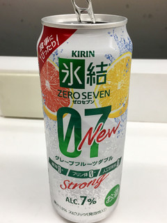 「KIRIN 氷結 ZERO SEVEN グレープフルーツダブル 缶500ml」のクチコミ画像 by ビールが一番さん