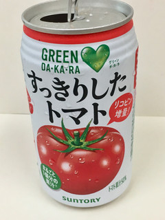 「サントリー GREEN DA・KA・RA すっきりしたトマト 缶350g」のクチコミ画像 by ビールが一番さん