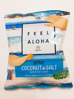 「湖池屋 ポテトチップス FEEL ALOHA ココナッツ＆ソルト 袋65g」のクチコミ画像 by ミヌゥさん
