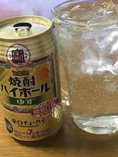 「タカラ 焼酎ハイボール ゆず 缶350ml」のクチコミ画像 by ビールが一番さん