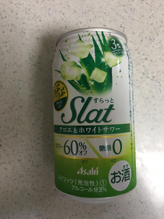 「アサヒ Slat アロエ＆ホワイトサワー 缶350ml」のクチコミ画像 by レビュアーさん