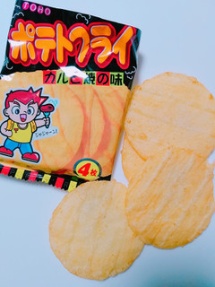 「東豊製菓 ポテトフライ カルビ焼の味 袋14枚」のクチコミ画像 by nag～ただいま留守にしております～さん