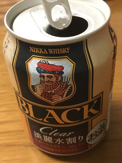 「ニッカ ブラックニッカ クリア＆ウォーター 缶250ml」のクチコミ画像 by ビールが一番さん