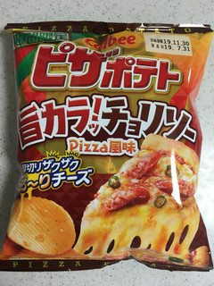 「カルビー ピザポテト 旨カラッ！チョリソーPizza風味 袋60g」のクチコミ画像 by レビュアーさん