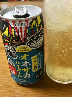 「合同酒精 オオサカハイボール ひやし飴風味 缶350ml」のクチコミ画像 by ビールが一番さん