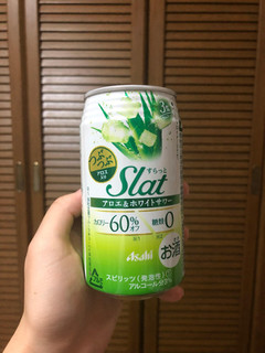 「アサヒ Slat アロエ＆ホワイトサワー 缶350ml」のクチコミ画像 by hinachocoさん