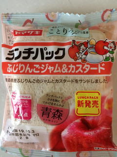 「ヤマザキ ランチパック ふじりんごジャム＆カスタード 袋2個」のクチコミ画像 by SANAさん