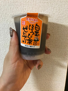 「EMIAL 安曇野茶寮 白玉ほうじ茶ぜんざい カップ150g」のクチコミ画像 by ダブルユーさん