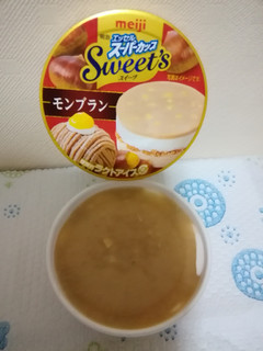 「明治 エッセル スーパーカップSweet’s モンブラン カップ172ml」のクチコミ画像 by ちるおこぜさん